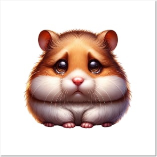 sad hamster The Tearful Hamster Posters and Art